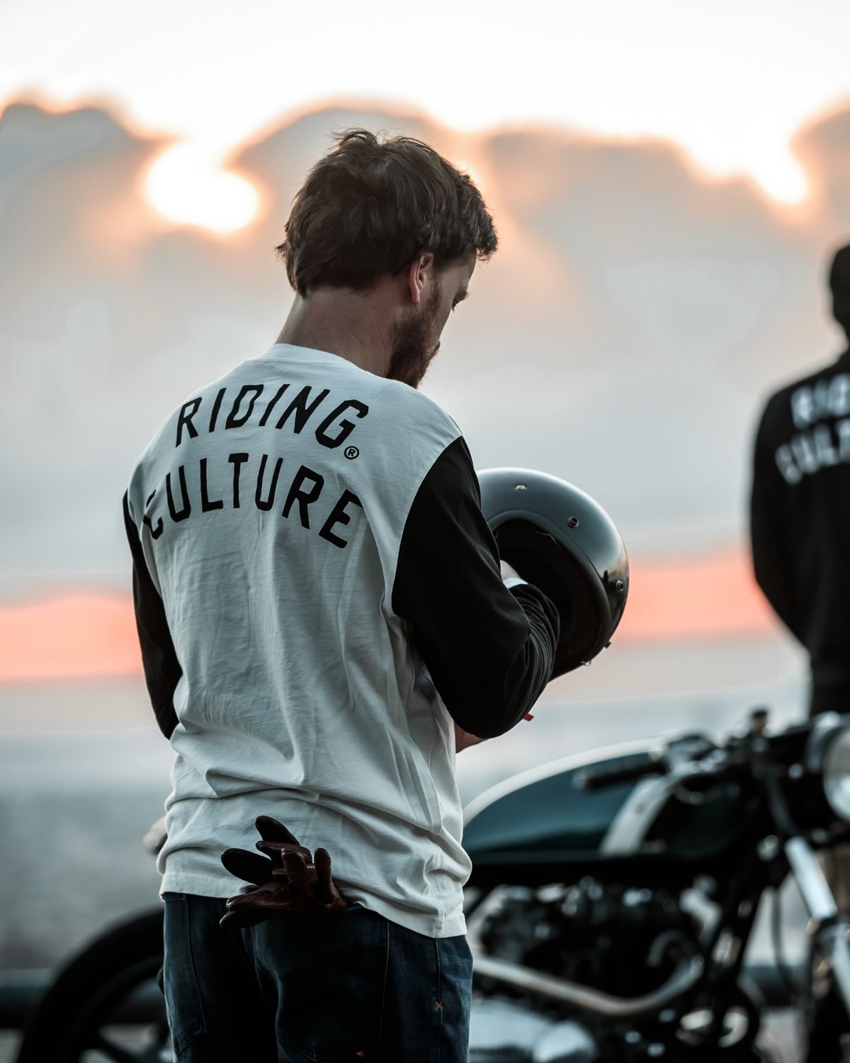 Black/Dirt White Longsleeve Men