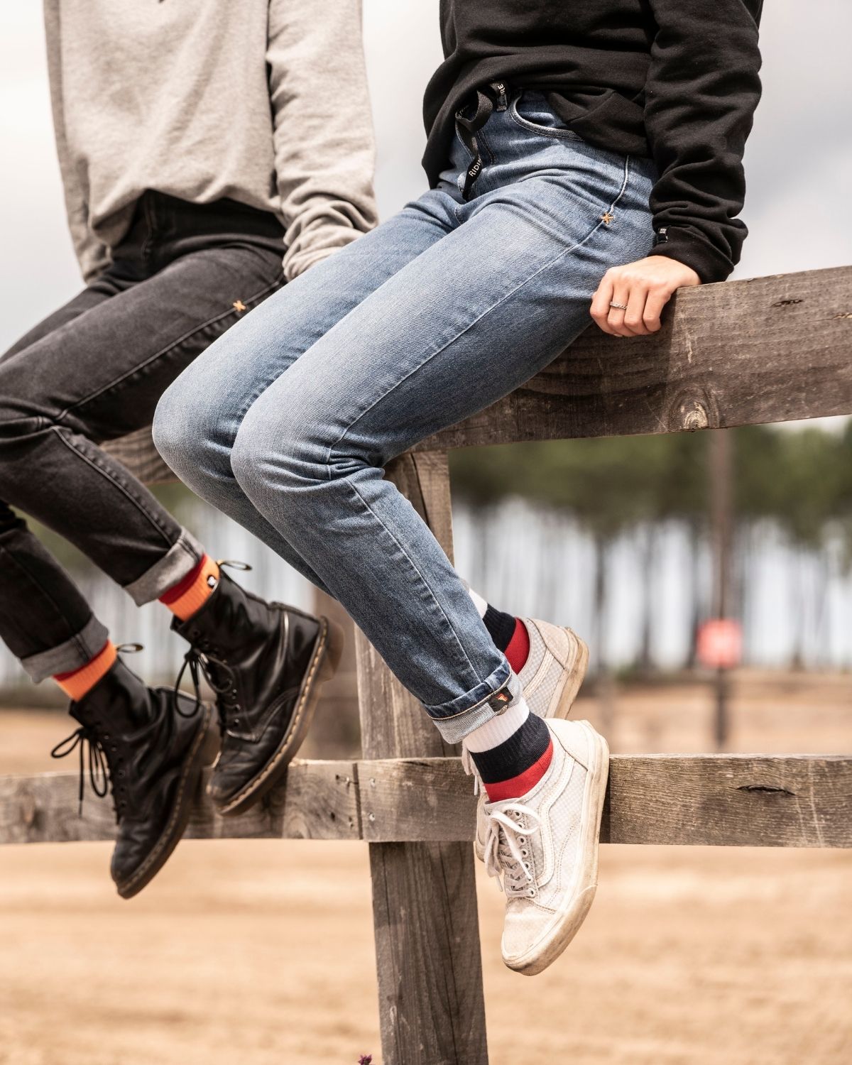 Stripes Socks Blue