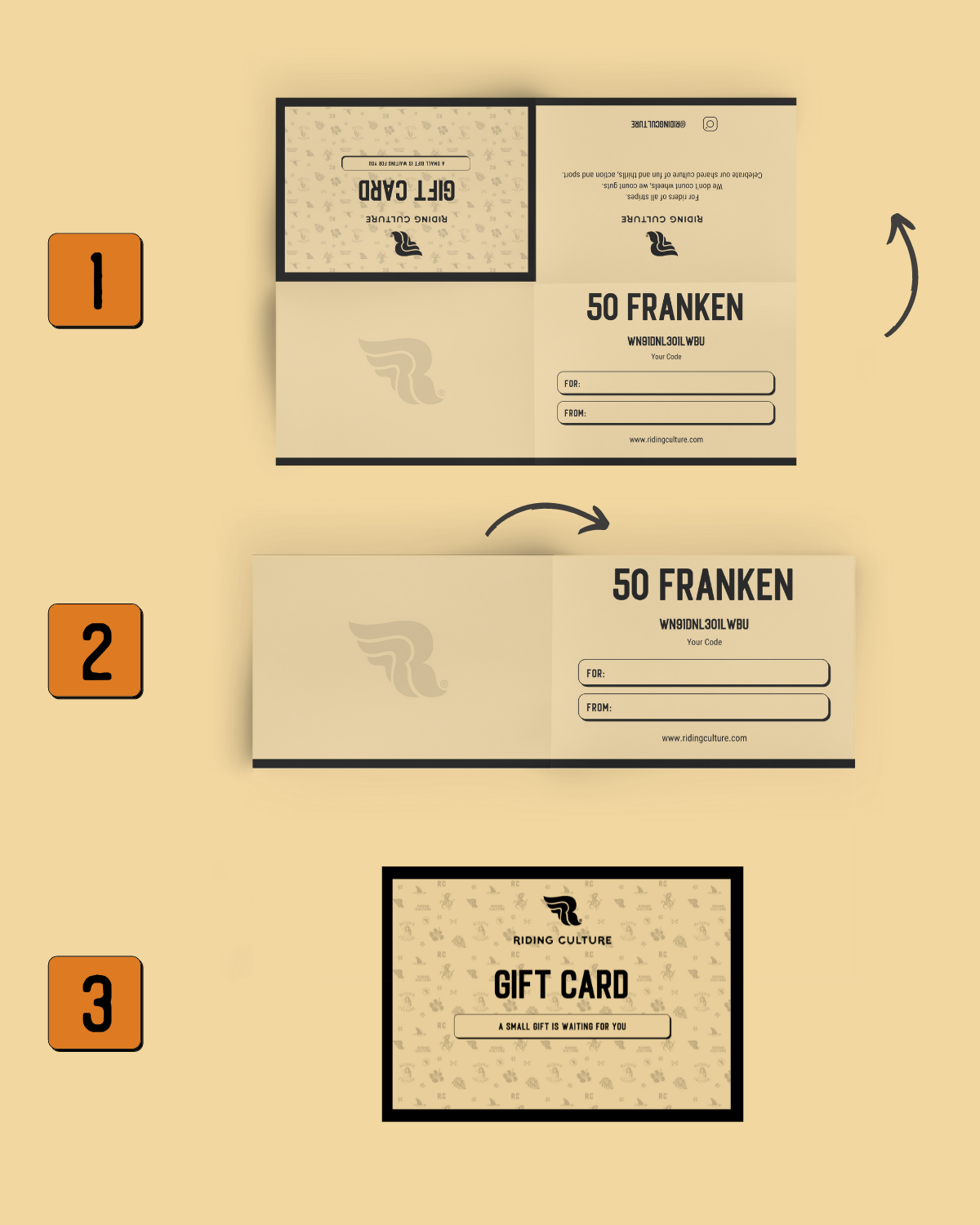 Gift Card - 50 Franken
